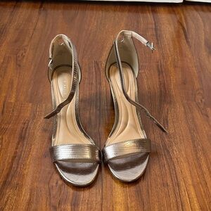 Kelly & Katie Metallic Strappy Heels